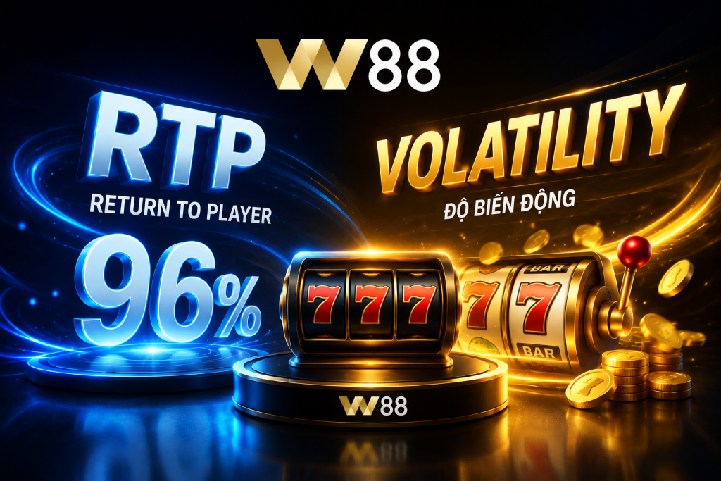 RTP và Volatility trong trò chơi nổ hũ trực tuyến