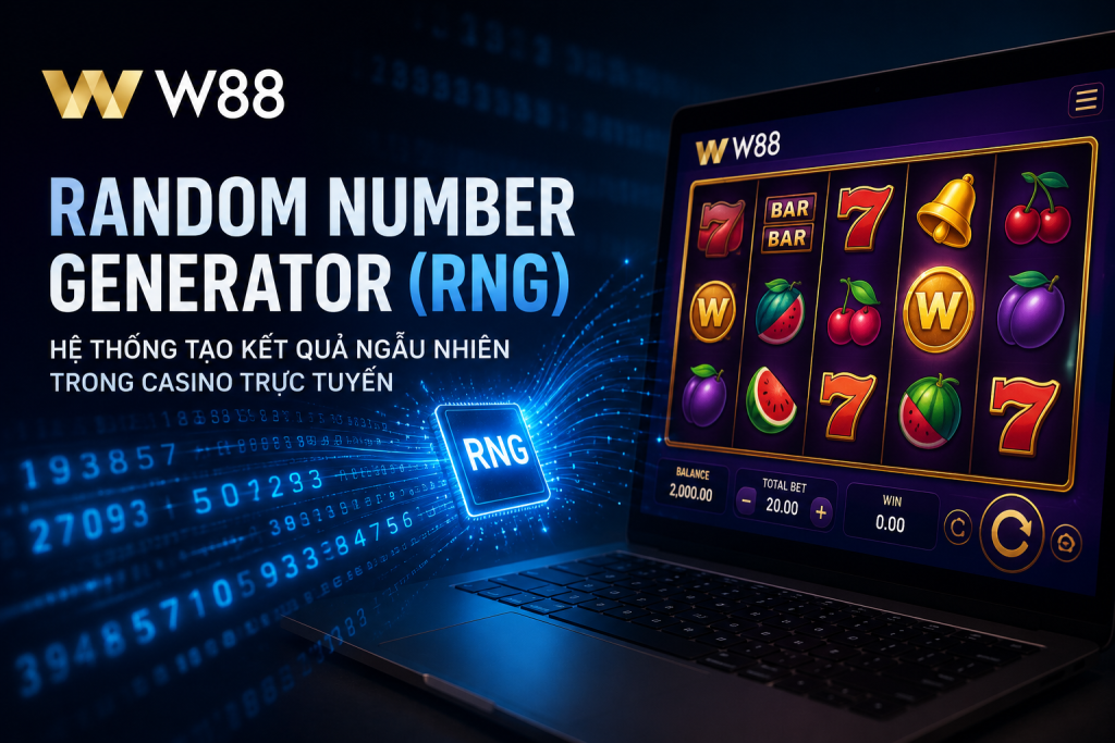Hệ thống Random Number Generator RNG tạo kết quả ngẫu nhiên trong casino trực tuyến